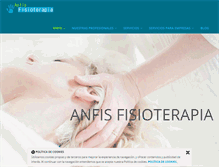 Tablet Screenshot of anfisfisioterapia.com
